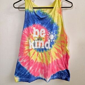 Be Kind Cotton Tie Dye Tank Top